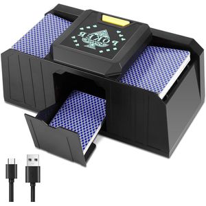 Allecto Plus - Elektrische kaartschudmachine voor poker - Automatische kaartenmenger met inductie