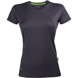 Damessportshirt 'Evolution Tech Tee' met korte mouwen Antraciet - XL