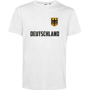 T-shirt Deutschland | EK 2024 |Duitsland shirt | Shirt Duitse vlag | Wit | maat XXXL