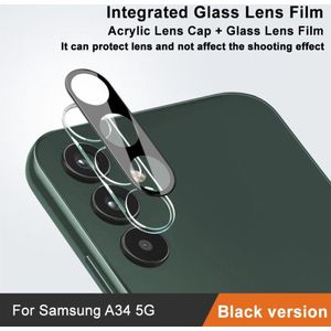 Geschikt voor Imak Samsung Galaxy A34 Camera Lens Protector Zwart + Lens
