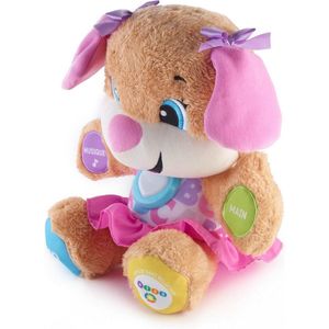 Fisher-Price Leerplezier Puppy roze - Baby speelgoed 6 maanden - Frans
