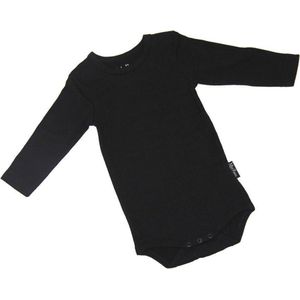 KinderBasics Baby Rompertje Lange Mouw - zwart - 86