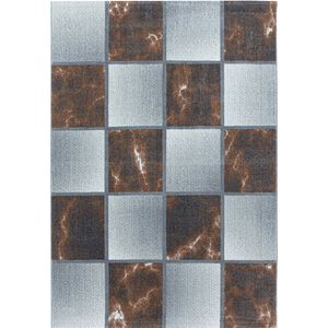 Pochon - Tapijt Ottawa - Koper - 200x140x0,8 - Vloerkleed - Laagpolige Vloerkleed - Kortpolige Vloerkleed