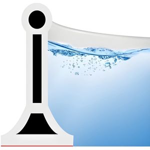 Zelfklevende Beschermstrip voor Douche, 2 Meter, Waterdicht en Schimmelbestendig - Wit
