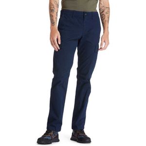 Timberland Squam Lake Core Twill Straight Cargo Broek Blauw 34 / 32 Man