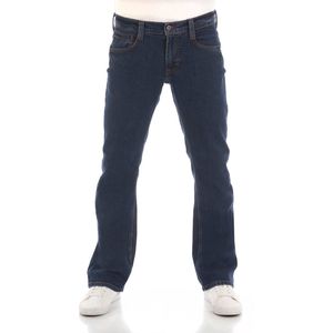 Mustang Heren Jeans Broeken Oregon Bootcut bootcut Fit Blauw Volwassenen Denim Jeansbroek