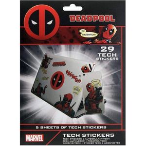 Stickerset - Marvel Deadpool - 5 vellen