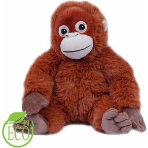 PIA Soft Toys Pluche Knuffeldier Orang-oetan ECO- 21 cm: 100% Ecologisch, 100% Lief