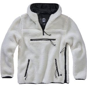 Brandit - Teddyfleece Worker Pullover Jas - XL - Wit