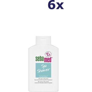 6x Seba Med Douchegel Spa Gevoelige Huid 400 ml