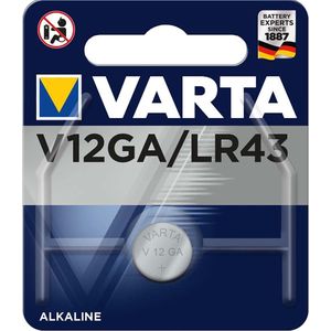 Varta LR43 (V12GA) Alkaline knoopcel-batterij / 1 stuk