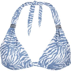 Barts Voorgevormde Triangel Bikinitop Deltia Blauw/Wit