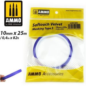 AMMO MIG 8242 Softouch Velvet Masking Tape No.3 - 10mm Tape
