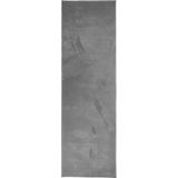 vidaXL - Vloerkleed - OVIEDO - laagpolig - 80x250 - cm - antracietkleurig