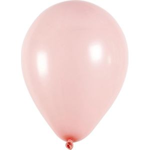 Ballonnen, rond, d 23 cm, lichtrood, 10 stuk/ 1 doos