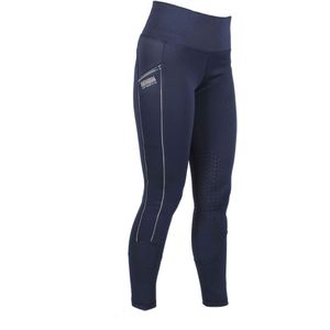 Mondoni Sharon MG Rijlegging - Maat: 38 - Donkerblauw - Polyester/elastan - Paardrijbroek