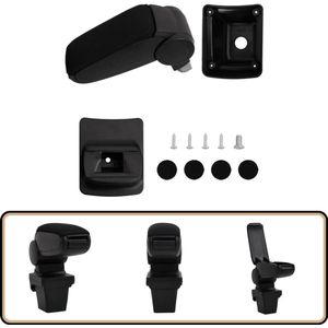 vidaXL Armsteun - Zwart - Voor PEUGEOT 308 (2014) Armsteun Auto - Armleuning Auto - Auto Accessoires - Auto Interieuraccessoires - Opbergvak Auto