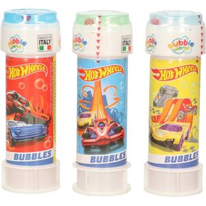 3x Hot Wheels race autos bellenblaas flesjes met spelletje 60 ml voor kinderen - Uitdeelspeelgoed - Grabbelton speelgoed