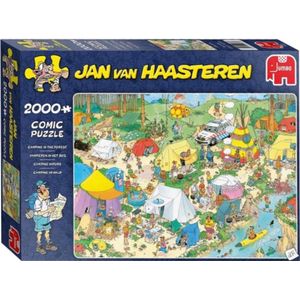 Jan van Haasteren Kamperen in het Bos puzzel - 2000 stukjes