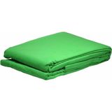 BRESSER Y-9 Achtergrond Doek - 2.5x3m - Chromakey Groen