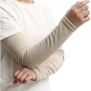 Bovista Armwarmers Dames - Armstukken - Winter Polswarmers - Beige