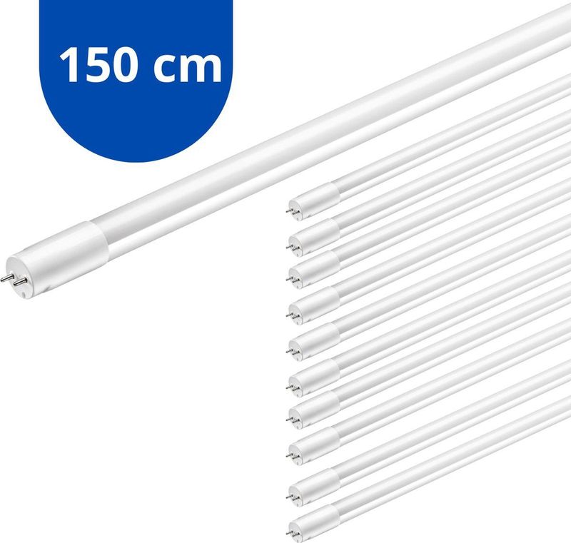 LED's Light Universele TL buizen LED 150 cm - Vervangt TL-D 58W - Koud wit - 10 stuks