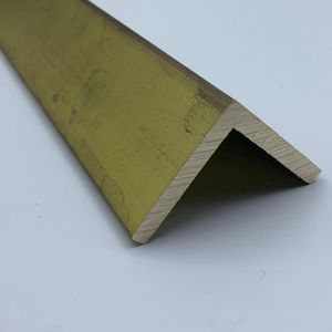 Messing Hoekprofiel - 25x25x3mm, 750mm