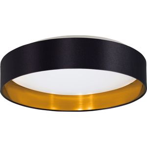 EGLO Maserlo 2 Plafondlamp - LED - Ø 38 cm - Wit/Zwart/Goud