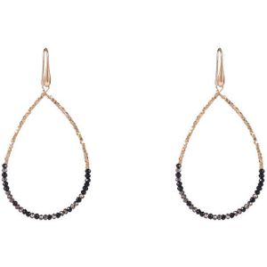 Day&Eve by Go Dutch Label Oorhangers Elegant Beads Drop Black Mix
