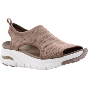 Skechers Arch Fit Darling Days VEGAN Sandaal - Vrouwen - Bruin -