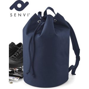 Senvi Rugzak - Backpack met trekkoord Blauw NIEUW