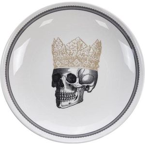 Tokyo Design Studio - Skull Design Crown Pasta Bowl - Pasta Kom - 24.5x3.5cm 1000ml