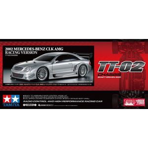 1:10 Tamiya 58722 RC Mercedes-Benz CLK AMG 2002 - TT-02 RC Plastic Modelbouwpakket