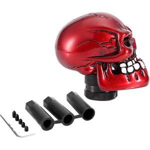 Schedel Pookknop Skelet Hoofd Auto Stick Lever Shifter Universeel - Rood - Kopen .
