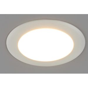 Arcchio - LED downlight - 1licht - kunststof, aluminium - H: 6.35 cm - wit - Inclusief lichtbron