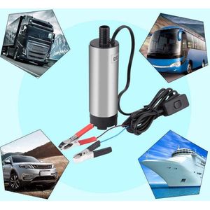 51 mm dieselwaterpomp DC 12 V zelfaanzuigend dompelpomp van roestvrij staal 30 l-min dieselbrandstofoverdrachtspomp voor auto-caravan-zeeboot.