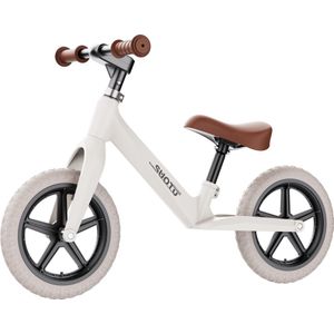 Suotu Loopfiets - Speelgoed Vanaf 1-5 jaar - Jongens en Meisjes - Kinderstep - Wit