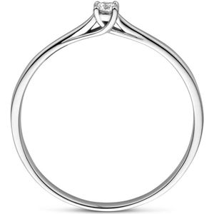 Aanzoeksring Diamant 0.05ct H Si