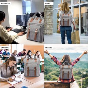 Laptoprugzak voor Dames, 17 inch Waterdicht Rugzak Dames Schoolrugzak voor Jongens en Tieners met Kleine Opbergtas, Grote Rugzakken voor Reizen School Universiteit Werk