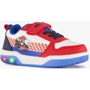 Mario Kart kinder sneakers met lichtjes rood blauw - Maat 29
