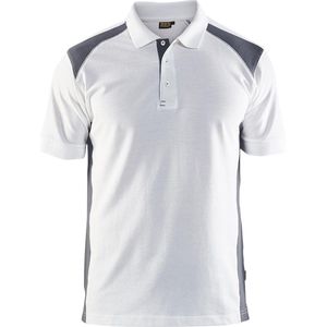 Blaklader Poloshirt piqué 3324-1050 - Medium Grijs/Zwart - XL