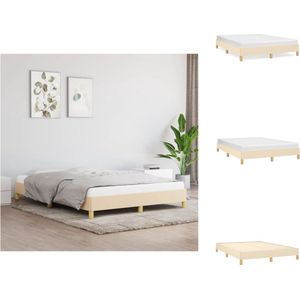 vidaXL Bedframe Multiplex - 193 x 143 x 25 cm - duurzaam - ademend - Bed