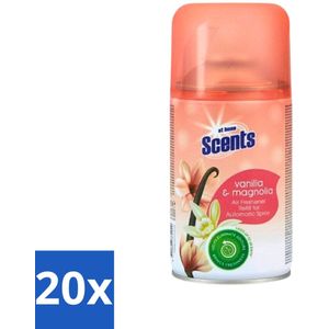 At Home - Scents - Navulling - Vanille - Spray - 250 ml - Bulkverpakking - 20 stuks