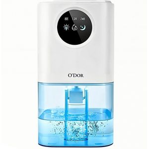 O’dor Luchtontvochtiger – 1700 mL Waterreservoir - Luchtontvochtigers voor Thuis – Kleurrijke LED – Luchtontvochtiger Slaapkamer, Woonkamer en Badkamer – Wit Dehumidifier
