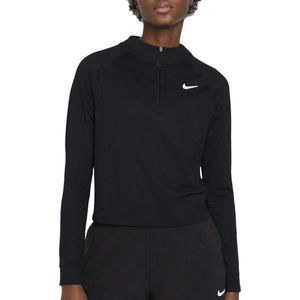 Nike Court Dri-FIT Victory Trainingssweater Sporttrui - Maat L - Vrouwen - zwart/wit