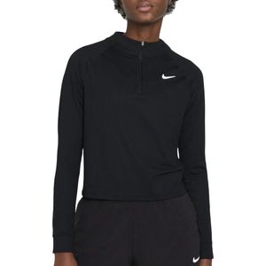 Nike Court Dri-FIT Victory Trainingssweater Sporttrui - Maat M - Vrouwen - zwart/wit