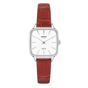 Komono Kate Croco Red Horloge W4266 Rood Leer