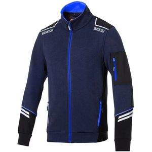 Sparco Tech Sweatshirt met rits | zwart-grijs / m | Vests | 02429NRGS2M