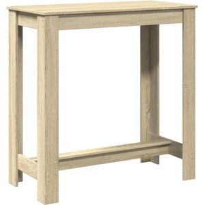 vidaXL Bartafel - Bartafels - Statafel - Statafeltje - Bartafel 102x50x103,5 cm bewerkt hout sonoma eikenkleurig