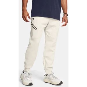 Ua Unstoppable Flc Grid jogger-Wht Size : XXL